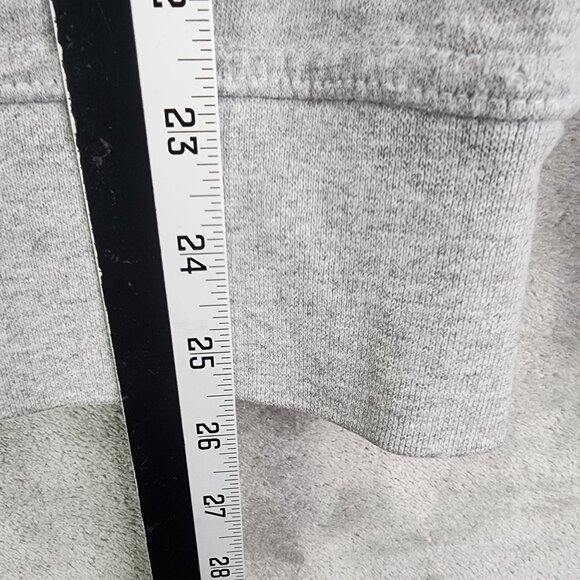 Mens Grey The North Face Hoodie Sweatshirt Drawstring Long Sleeve Size M - Picture 12 of 13